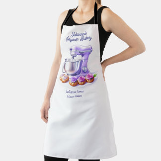 Tablier Purple Mixer Bread Bakery Pastry Chef 