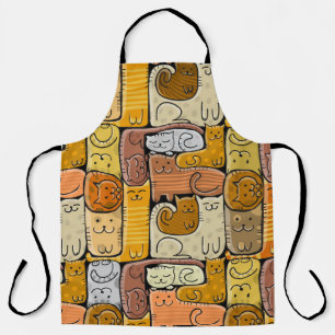 Tablier Puzzle Funny Chats House sans joint