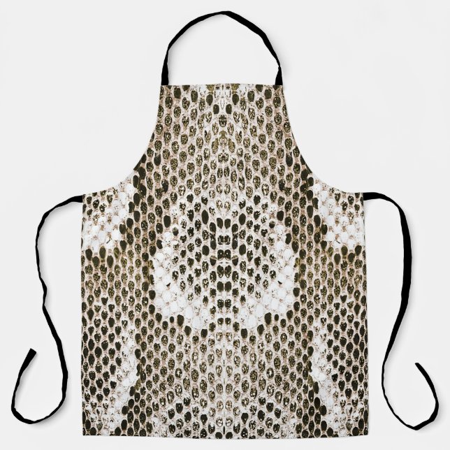 Tablier Python Skin : Design Motif animal (Recto)
