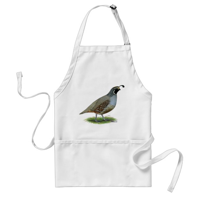 Tablier Quail de la Californie (Devant)