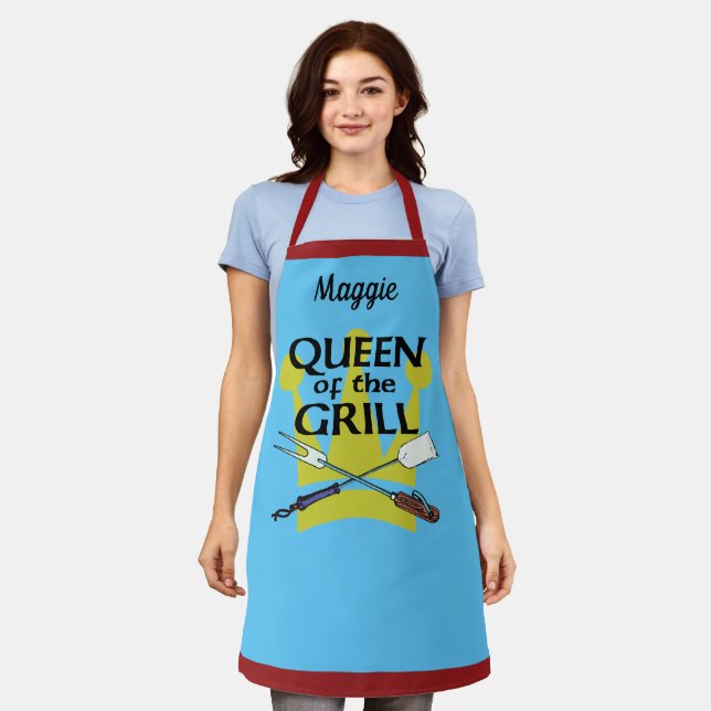 Tablier Queen of the Grill (Porté)