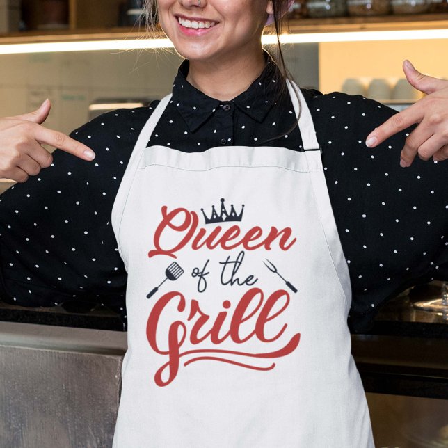 Tablier Queen Of The Grill Apron (Créateur téléchargé)