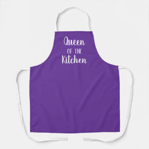 Tablier Queen of the Kitchen Purple Apron