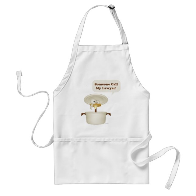 Tablier Quelqu'un appelle mon avocat (Devant)