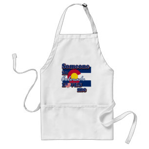 Tablier Quelqu'un dans le Colorado m'aime