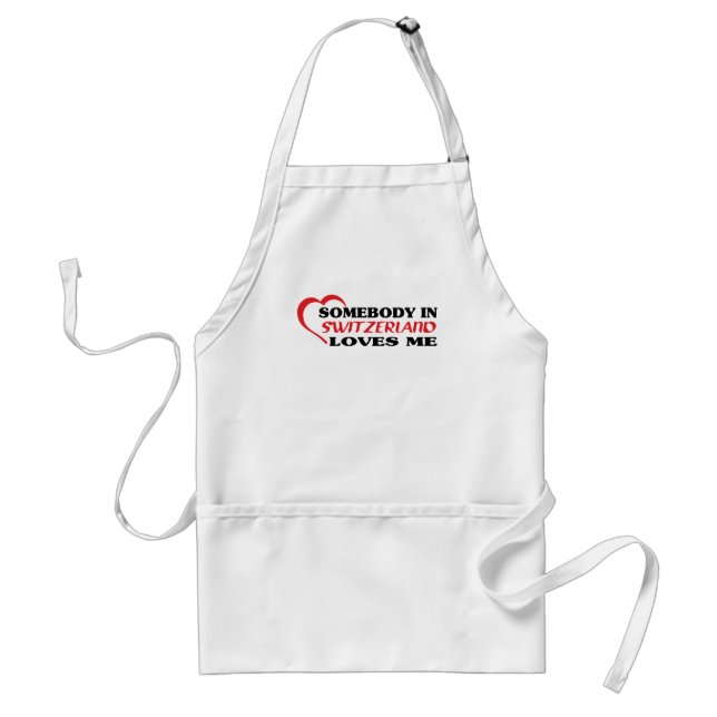 Tablier Quelqu'un en Suisse m'aime (Devant)