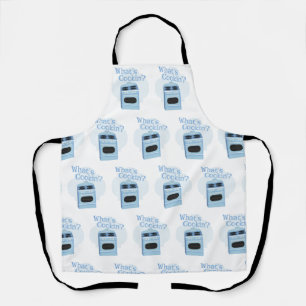 Tablier Qu'est-ce que la Cuisine amusante rétro four dessi