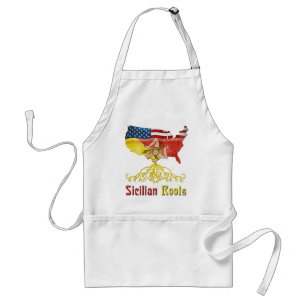 Tablier Racines siciliennes américaines