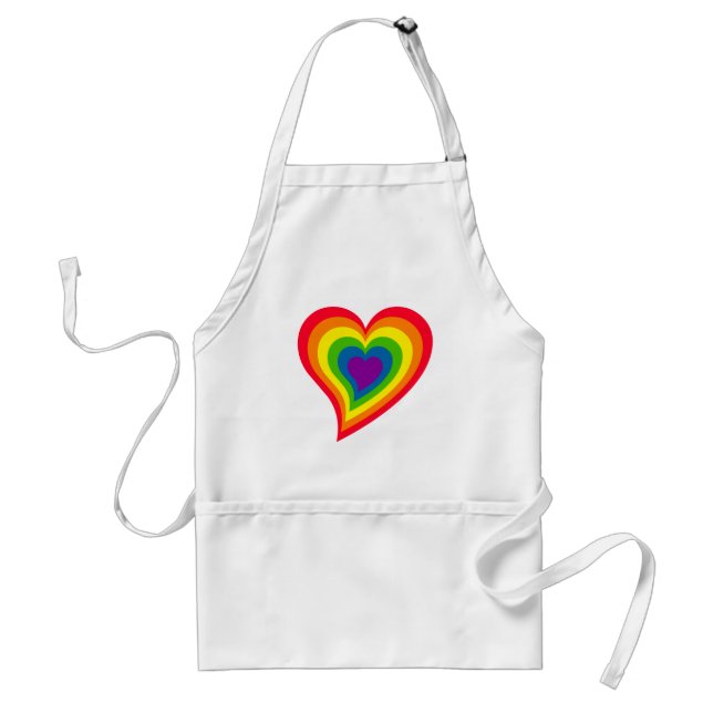 Tablier Rainbow Heart (Devant)
