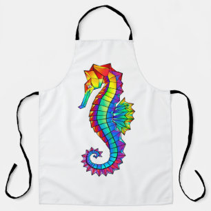 Tablier Rainbow Polygonal Seahorse