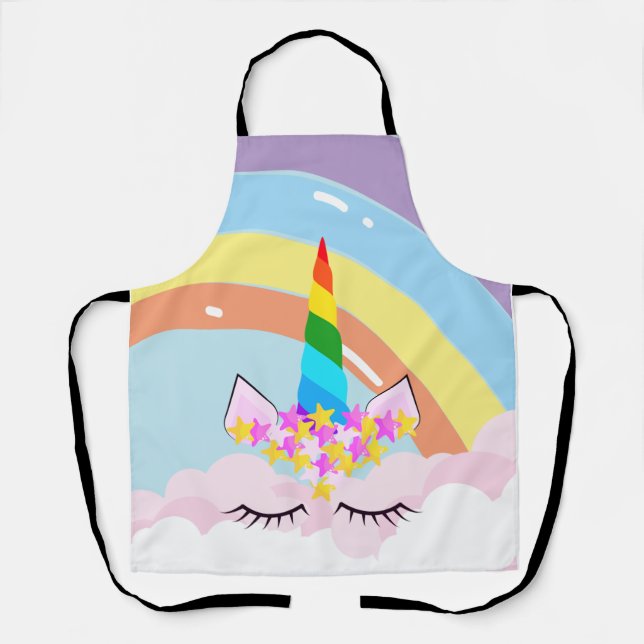 Tablier Rainbow Unicorn in the Sky Toddler (Recto)