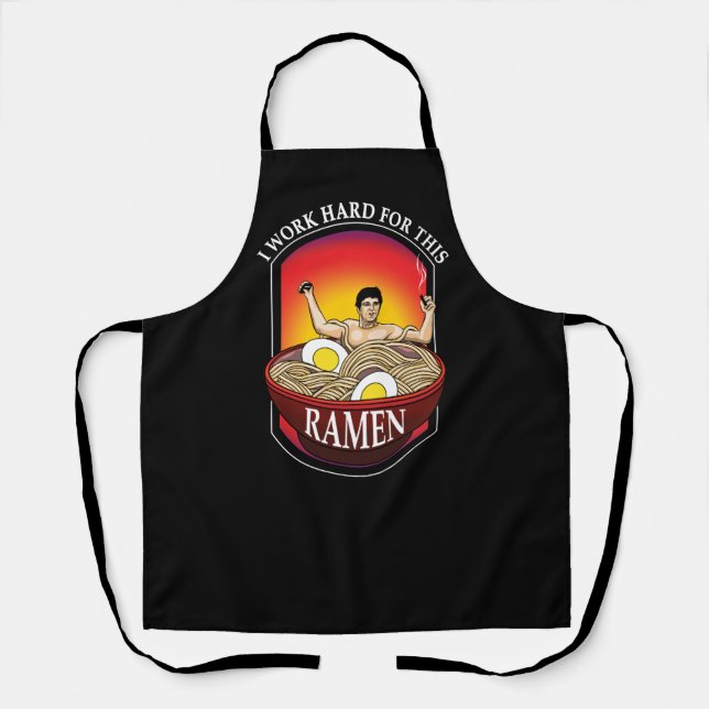 Tablier Ramen Lover Gangster (Recto)
