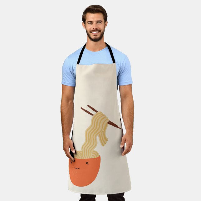 Tablier Ramen Noodles Chef Apron (Porté)