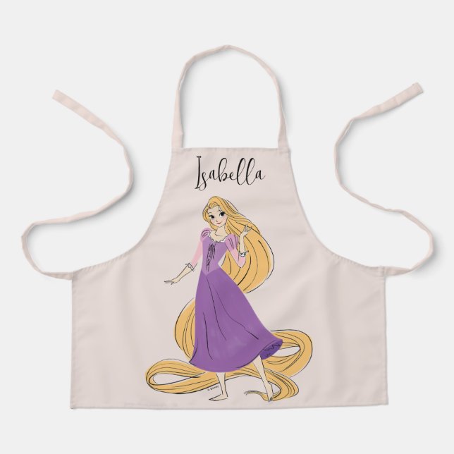 Tablier Rapunzel en mouvement (Recto)