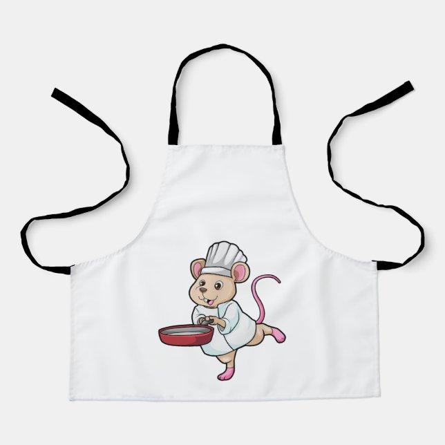 Tablier Rat comme Cuire avec Pan & Cuisine casquette (Recto)