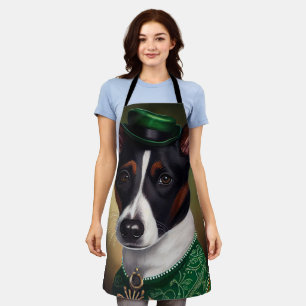 Tablier Rat Terrier Chien en robe de fête St. Patrick