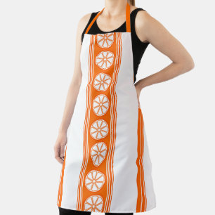 Tablier Rayures de Jacquard Luxe Orange