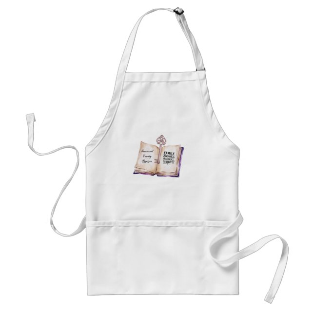 Tablier Recettes au trésor Whimsy Apron Boho Kitchen Cadea (Devant)