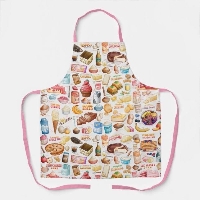 Tablier Recettes sucrées Apron (Recto)