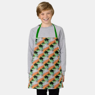 Tablier Red Eft Orange Salamander Motif animal