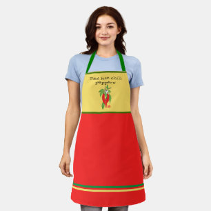 Tablier Red Hot Chili Peppers Mustard Tout-En-Plan Imprimé