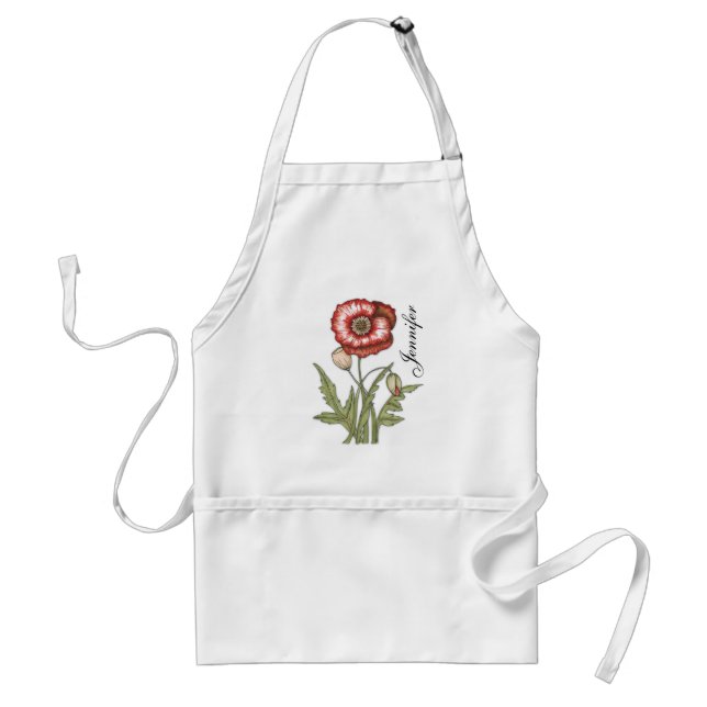 Tablier Red Poppy (Devant)