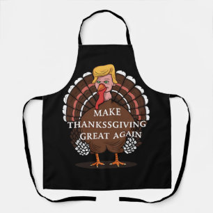 Tablier Refaisons Thanksgiving Great Again Trump Dinde 202