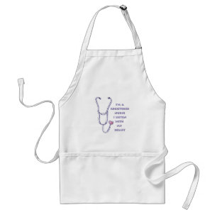 Tablier Registered Nurse custom name Apron