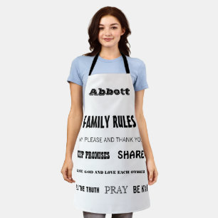 Tablier Règles de la famille de vie des devis Inspiration