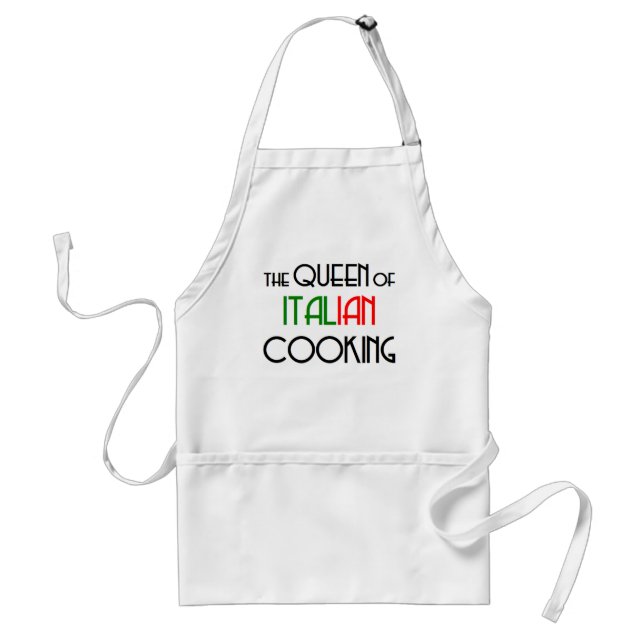Tablier reine de cuisine italienne (Devant)