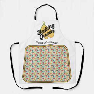 Tablier « Reine de la pâtisserie » personnalisée