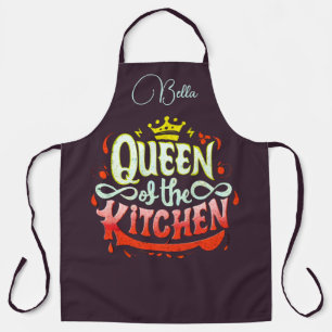 TABLIER REINE ÉLÉGANTE DE LA CUISINE