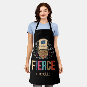Tablier Reine noire Fierce Femme noire