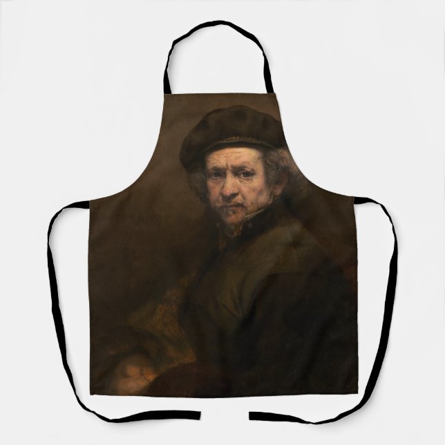 Tablier Rembrandt Self Portrait : Peintre Néerlandais de l (Recto)