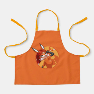 Tablier Rena Rouge Orange Badge