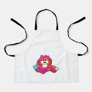 Tablier Renard avec Coussin et couverture