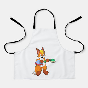 Tablier Renard avec serviette et brosse