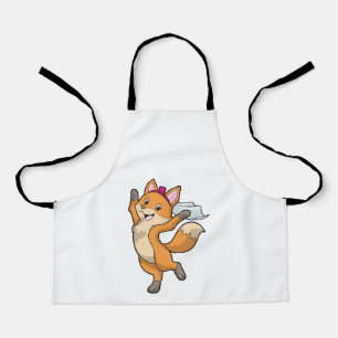 Tablier Renard comme mariée avec Voile & Coeur