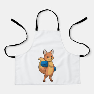 Tablier Renard en boîte avec gants de boxe