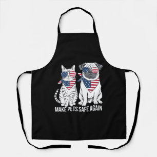 Tablier Rendre les animaux de compagnie sûrs à nouveau Tru