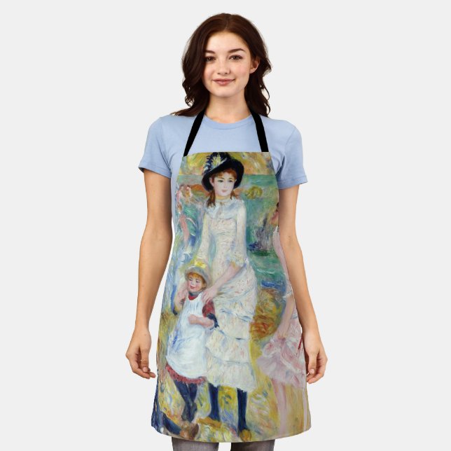 Tablier Renoir - Enfants en bord de mer, Guernesey (Porté)