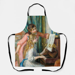 Tablier Renoir Girls at the Piano Impressionism Painting