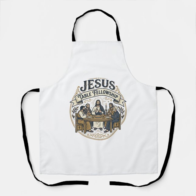 Tablier Repas de table de Jésus Repas de table de Jésus Ch (Recto)