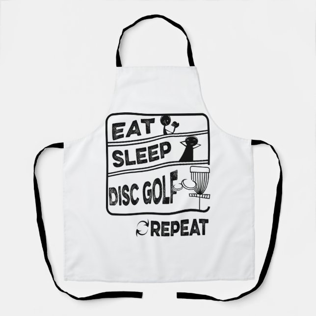 Tablier Répéter le sommeil du disque Golf (Recto)