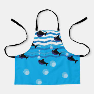 Tablier Requins mignons Océan Animaux de mer Enfants
