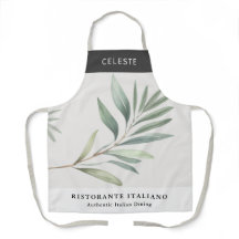 Restaurant Italien Olive Leaf Élégant Personnalisé
