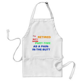 TABLIER RETIRÉ DRÔLE