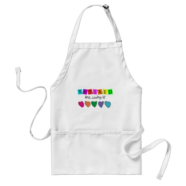 Tablier "Retiré et l'aimant" T-shirts et cadeaux (Devant)