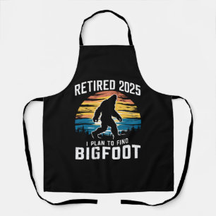 Tablier Retraité 2025 Je prévois de trouver Bigfoot Retrai