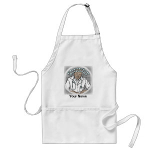 Tablier Retro Afro Médecin Assistant Apron